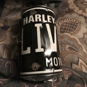 Vintage Harley Davidson purse.